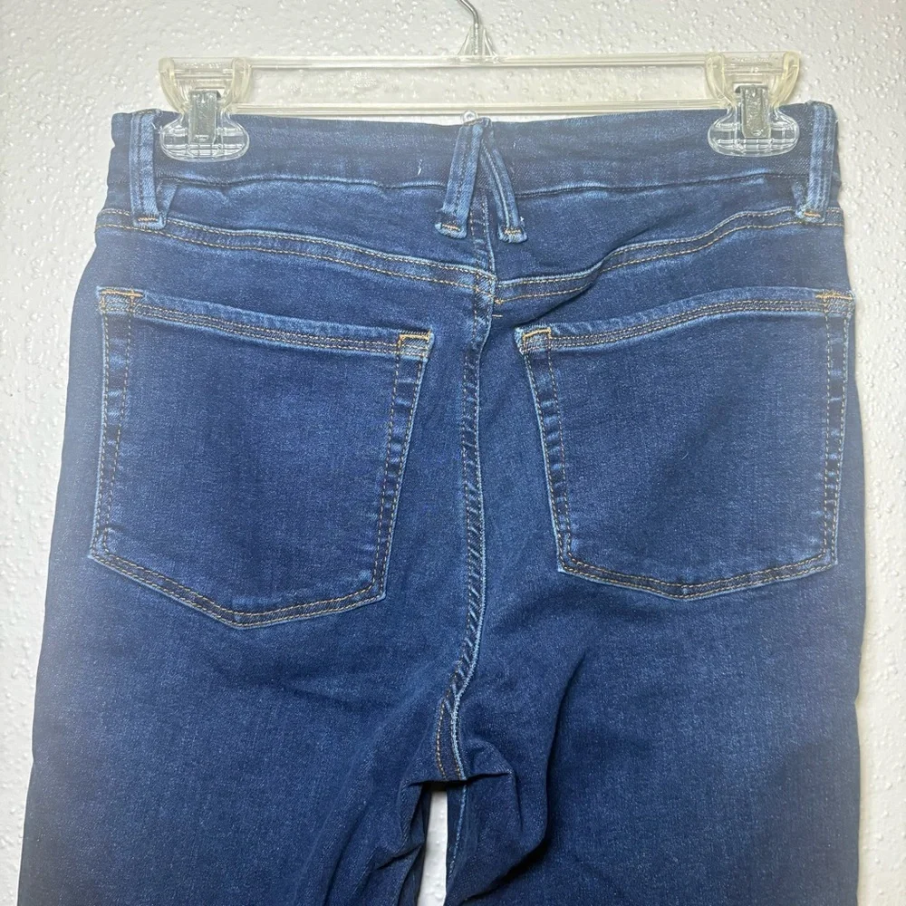 Good American Women's Power Stretch Pull On Straight Jeans Blue Size M - Picture 6 of 10
